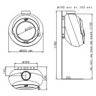 Salamandra A Lenha Galey Mural Em Ferro Fundido - Godin